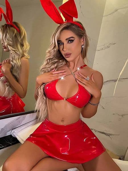 Sexy Underwear Bar Performance Attire Cosplay Bunny Lingerie Nude Women Pornographic Pvc Fetish Sexy Hot Clothing Leather Erotic