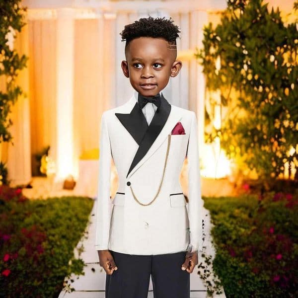 2025 new Suits Boys Wedding Tuxedo Kids Suit Custom Jacket Pant 2 Piece Formal Party Clothes Teen Festival Blazer costume enfant garon