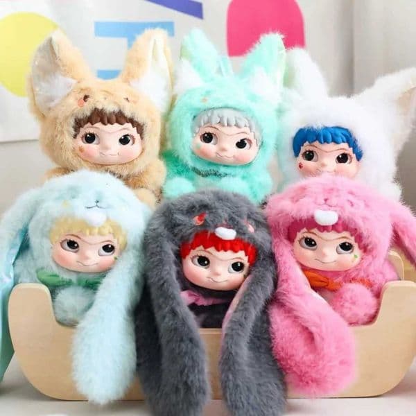 Original Wakuku 20 Blind Box Trickor Treat Series And Wakuku Panda Elevator Action Figure Doll Bag Surprise Bag Pendant GiftsXJ251024