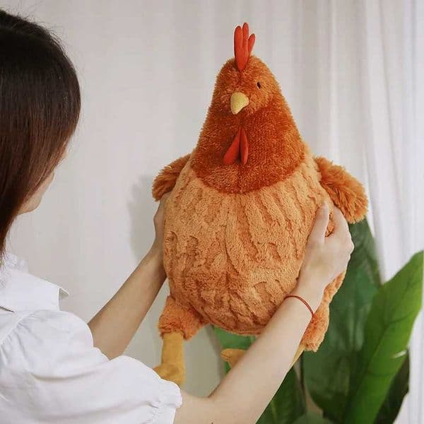 2335CM Farm Big Cock Model Plush Toy Cute Creative Simulated Chicken Doll Stuffed Animals Toy Sofa Pillow Home Decor Kid Gifts Z251024