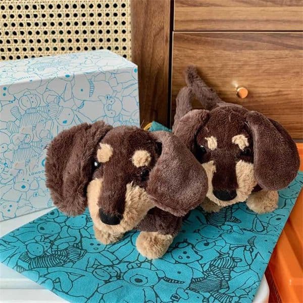 2025 Christmas Plush Toy Genuine Sausage Dog Doll with All Three Labels Complete Gift Item UK Jc Black Friday Online