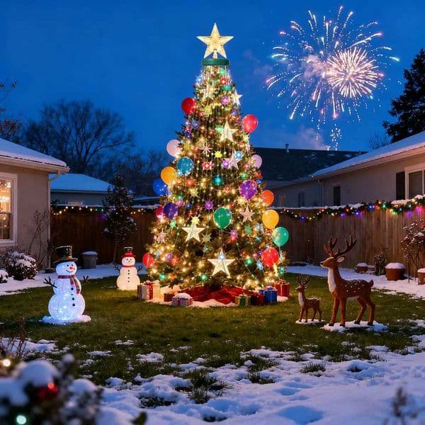 Easy to Install 1521M AppControlled Decorative LightsSmart Christmas Light Strips Bluetooth AppControlled Decorative Ligh Z251024
