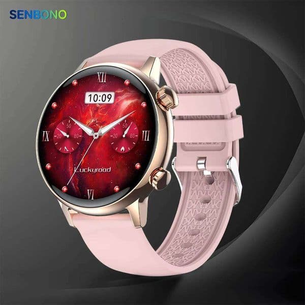 Senbono HK39T Men and Women IP68 Waterproof Heart Rate Monitor BT Call Sports Fitness Outdoor Smart Watch