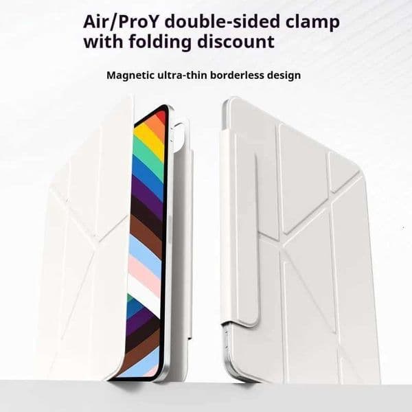 RBP YShaped Folding Case Magnetic iPad A16 1011th Gen iPad Pro 11 13 129 Air 11 Ai5 mini 6 With Magnetic Detachable CoverXJ251024