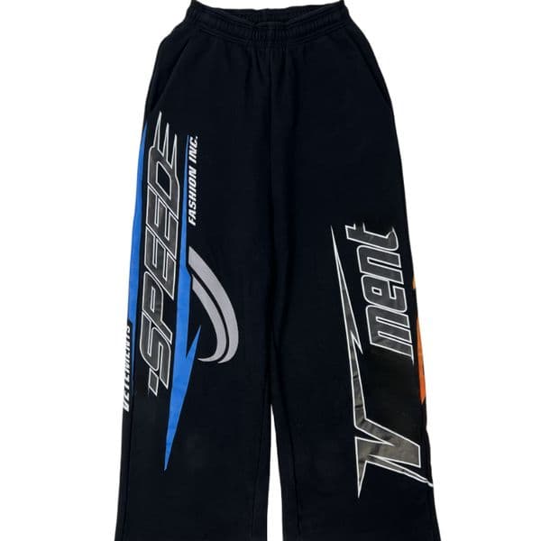 Black Print Cotton Men and Women Mens Pants 26ss Q260523
