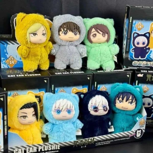 2026 New In Stock Eaki Jujutsu Kaisen Season 2 Cat Park Par Gojo Satoru Blind Box Plush Doll Bag Pendant Model Collectionxj251024 Toys Y260516 Y260528