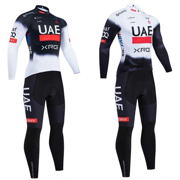 New UAE 2026 Winter Cycling Jacket Men Women Road Bike Jersey Maillot Pants Suit Ropa Ciclismo Thermal Fleece Bicycle ClothingT251024