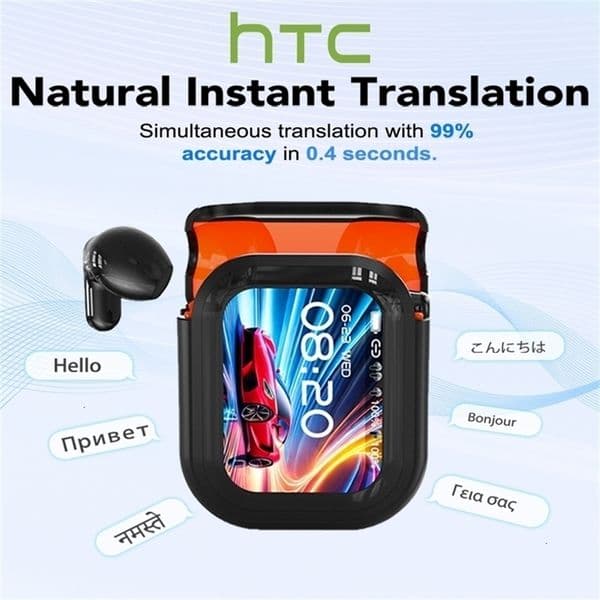 Translator NE20 Bluetooth 60 Wireless Headphones Translation Earphones IPX4 Waterproof Rating Long Battery Life 251024ww