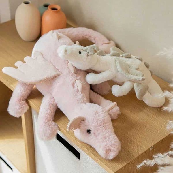 3070cm Hot Flying Dragon Plush Toy With Wings Blue Green White Pink Long Dragon Plush Toy Pillow Gift For Boy And Girl Z251024