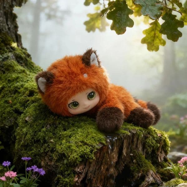 Dog Deer Panda Cat Bear Rabbit Plush Toy Cute Animals Brightly Colored Fragrance Vinyl Dolls Kids Toys Girls Birthday Gifts 251023