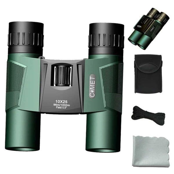 10X25 Compact Binocular for Adult and Kid Mini ket Lightweight Binoculars Folding Portab Travel Binocular for Bird Watching Y251017