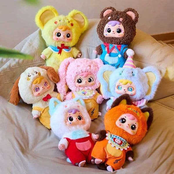 Samuel Body400 First Generation Cute Animal Plush Blind Box Toy For Girls Pet Party Series Mysterious Gifts Girls Toy Decoration X251025