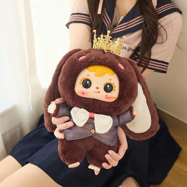 Samuel V4 400 Overall Doll Soft Cute Rabbit Treasure Mystery Vinyl Plush Blind Box Desktop Decor Girl Surprise Gifts X251025