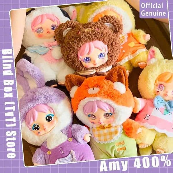 Genuine Amy 400 The Elf In The Candy Jar Series Blind Box Cute Doll Plush Collection Desktop Ornament Fashion Trend Gift X251025