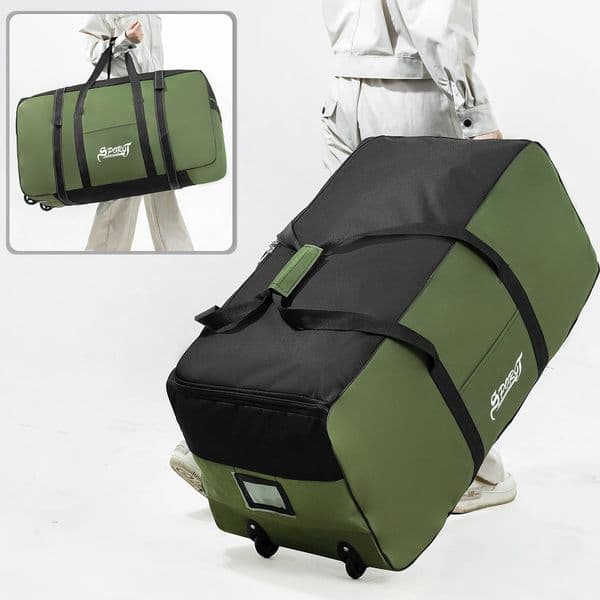 Outdoor Camping Style Picnic Equipment Cosmetics Bag Clothing Tent Supplies Storage Box with Wheels Large Capacity Extra Large Travel Bag 251021