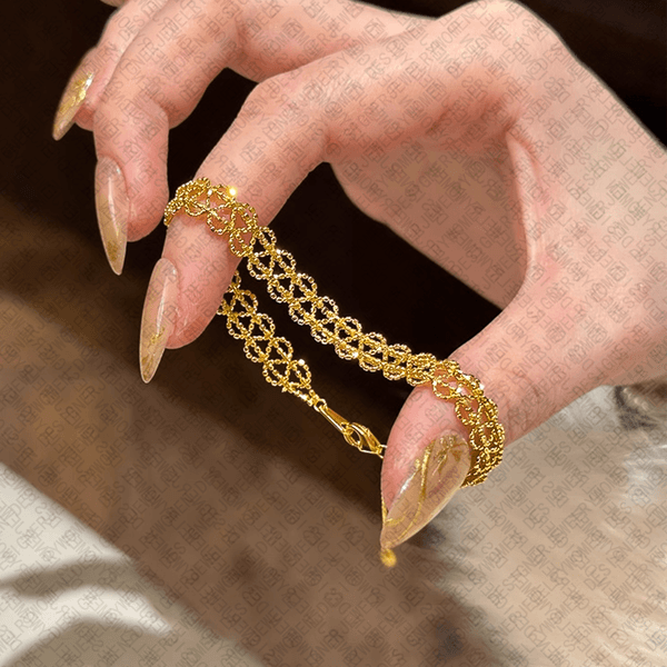 Designer Bracelet Bracelet for Women Lace Bracelets Wavy Bangle Satin Bangles Luxury Jewellery Designer for Women Elegant Romantic Minimalist Gift