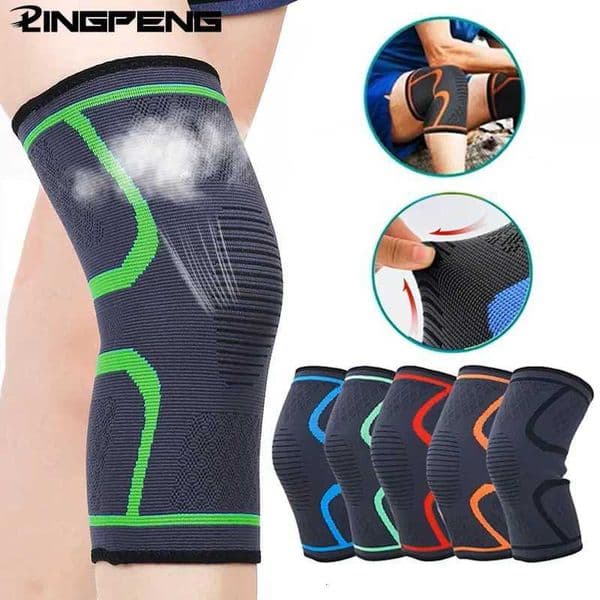 1PC Fitness Running Cycling Knee Support Braces Elastic Nylon Sport Compression Knee Pad Sleeve for Basketball Volleyball Y251024