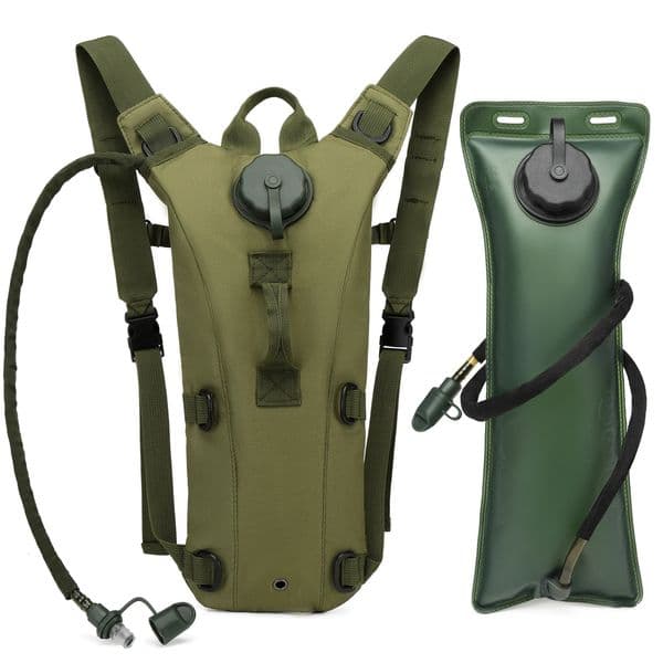 Tactical Water Hydration Pack Military Class Camel Backpack with 3L Leakproof Water Bladder for Running Jogging Cycling 251021