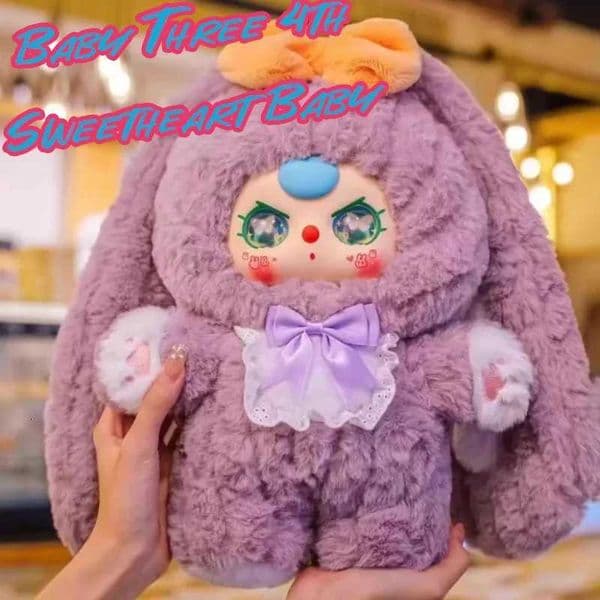 Baby Three 4th Generation 400 V4 Sweetheart Baby Series Blind Box Handmade Gift Bedroom Decoration Plush Pendant Birthday Gift X251025