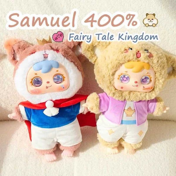 Genuine Samuel 400 Fairy Tale Kingdom Series Blind Box Vinyl Plush Doll Trendy Anime Figure Decoration Mystery Box Toy Gifts X251025