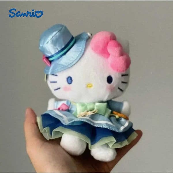Sanrio Hello Kitty Purple Fairy Skirt Plush Pendant Doll Cartoon Keychain Pendant Backpack Decor Stuffed Toy Birthday Xmas Gifts L251025