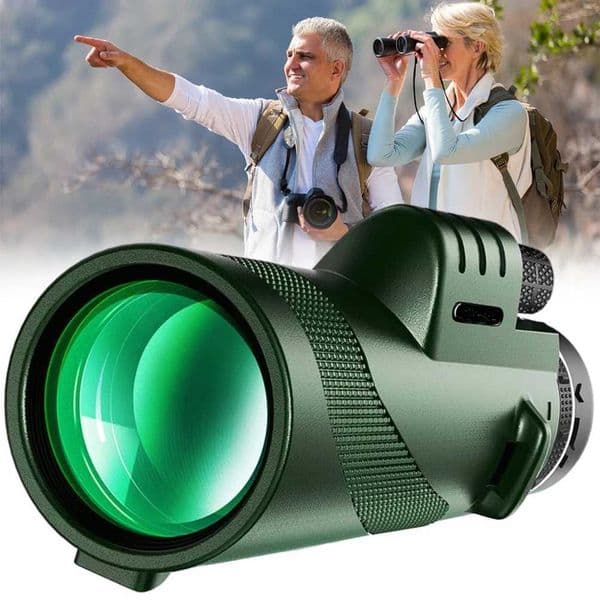 Green Monocular Tescope High Dinition High Power Tescope Gadget Waterproof Hand Held Monocular Tescopes for Bird Y251017