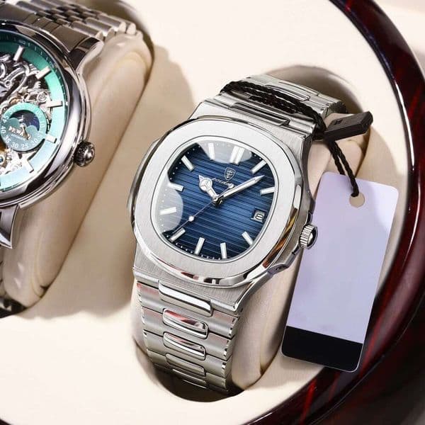 Swiss Brand Waterproof Luminous New Men's Ultra-thin Quartz Watch Live Broadcast