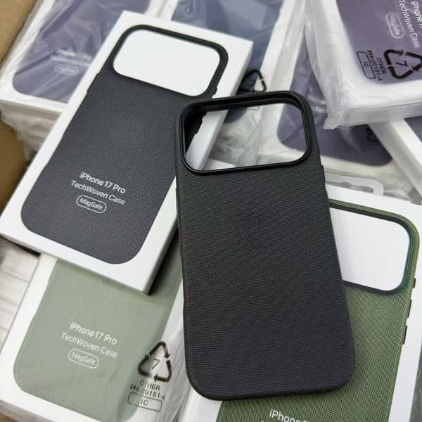 New Official TechWoven Phone Case for iPhone 17 Pro/17Pro Max Silicone Anti-drop Soft Back Cover Cases for apple