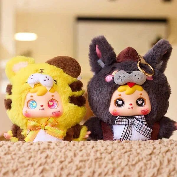 Samuel Coffee Shop Series Blind Box Mystery Box Tabletop Decorations Cute Plush Doll Vinyl Doll Collectibles Surprise Gifts X251025