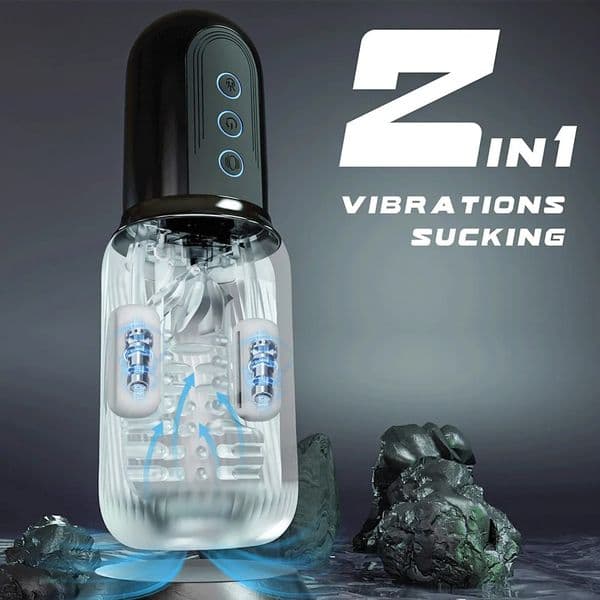 Automatic Male Sucking Mastubator Vibration Blowjob Machine Masturbation Cup Sex Toys Adult Goods for Men Masturbate Supplies 251023