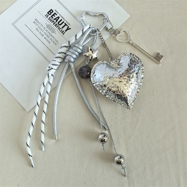 New Arrival Designer keychinas Star-Shaped Bag Charm Dopamine Color Car Keychain Souvenir Gift with Lanyard
