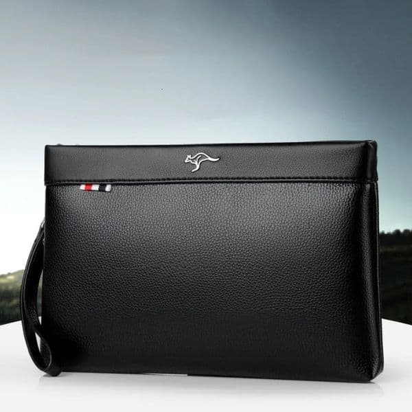 Business Men Wallet Leather Man Clutch Bag Coins Pocket Purse Casual Envelope Long Wallets Male Handy Bag For IPAD 251027