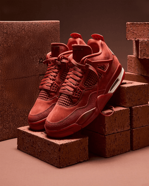 Basketball Shoes 4s Nigel Sylvester x Brick By Brick Designer Shoes Releases Sports Outdoor Sneakers Original Box Free Shipping!
