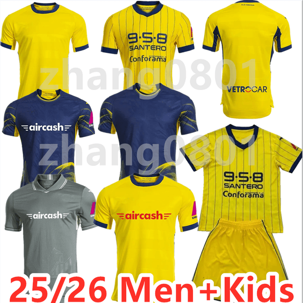 25 26 Hellas Verona Soccer Jerseys 2025 2026 special 120th Anniversary FARAONI BARAK LAZOVIC KALINIC CAPRARI ILIC home away 3rd football shirts Men Uniforms THOMAS