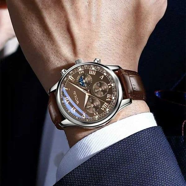 Fashion New Sentiment Watch Classic Retro Men and Women Belt Quartz Watch Business Quartz Sports Leisure Belt Mens WatchT251027