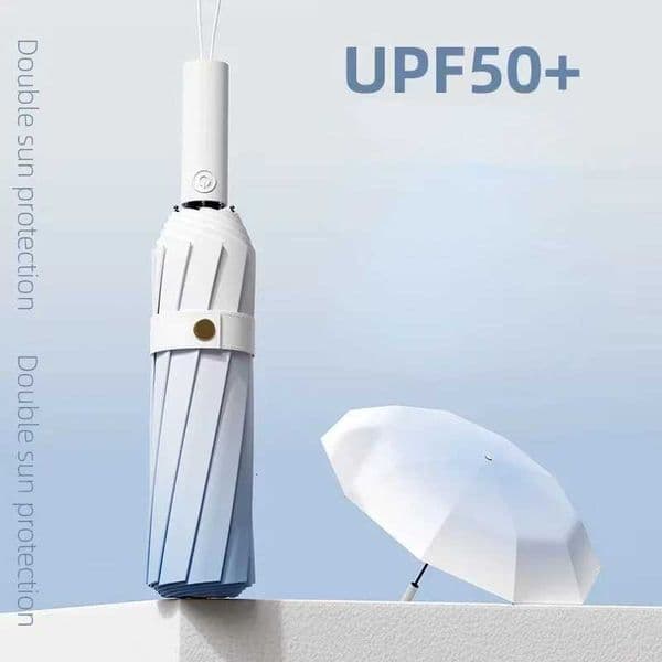 40 Bone Automatic Gradient Color Umbrella for Men Women Large 3 Fold WindproofWaterproof Sunshade Sun UV Protection Umbrellas C251027 M260303