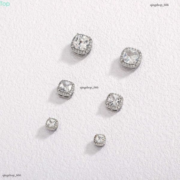 Hip Hop 4-8MM Rock Candy Drill No Piercing Strong Magnetic Attraction Personality Stud Earrings Trendy Versatile Ear Jewelry