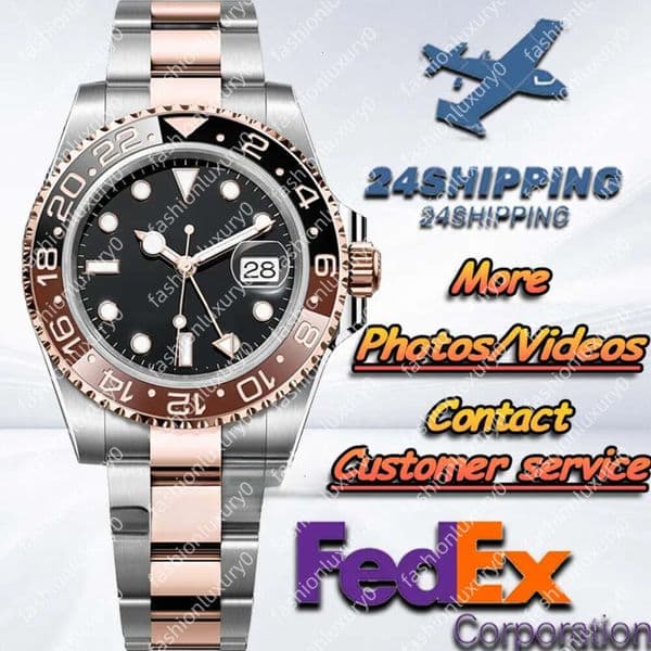 Mens High Quality 904L Clean factory Top 3285 Watch Automatic nical Movement 1:1 Ceramic Circle Gmt Standard Time 40mm WaterProof 2024 Wayne cc