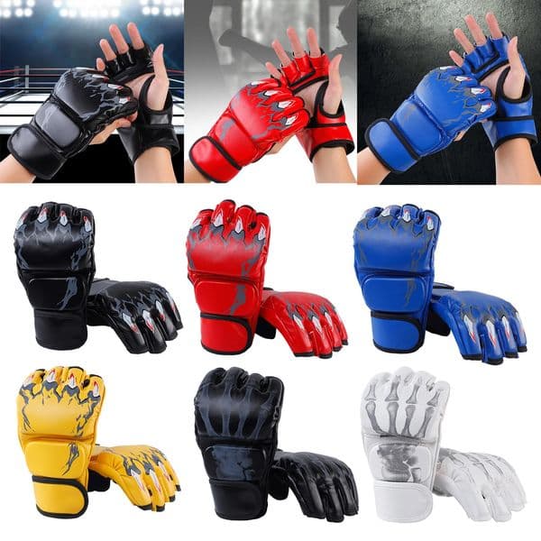 Kick MMA Boxing Gloves for Men Women PU Karate Muay Thai Guantes De Boxeo Free Fight MMA Sanda Training Adults Kids Equipment 251024BJ