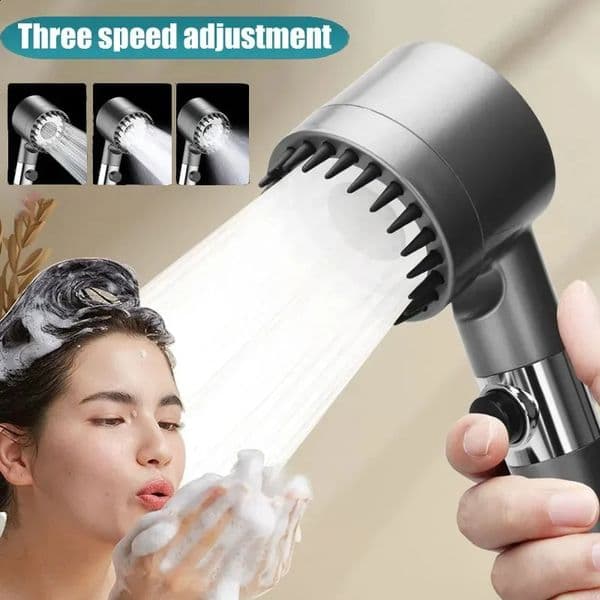 2026 Three Speed Adjustment Bathroom Supplies Head Massage Portable Shower Filter Showers For Accessories Showerhead Items Free Shipping