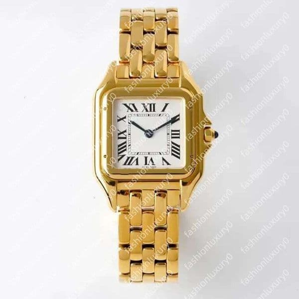 Women Watch 27MM Fashion dia Classic Panthere 316L Stainless Steel Quartz Gemstone For Lady Gift Top Quality With Design Wristwatch Montres de e c8