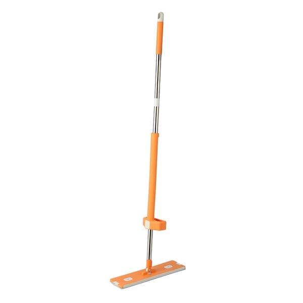 Three-section stainless steel rod hand-washable flat mop is a worry-free choice for home cleaning