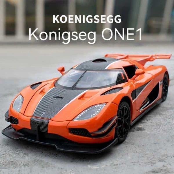 Plane 1 24 K Niger One slot car Collectible Ornament With Sound Light And Feedback Function Alloy Sports Car Toy Gift For Boys Tr