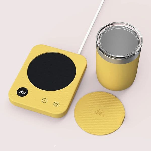 Coffee Mug Warmer Pad Cup Heater Coaster Constant Temperature Heating Electric Mug Mat Set Milk Tea Water Home Office Gift 251028