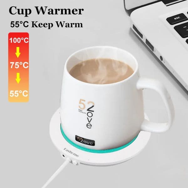 Coffee Mug Warmer Cup Heater USB Electic Milk Tea Heating Pad Thermostatic Coasters Cup Warmer for Home Office Desk 251028