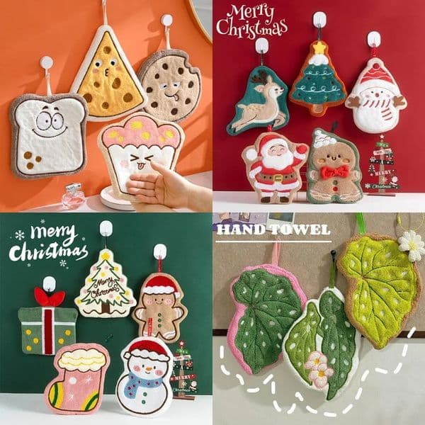Hand Towels Kitchen Handkerchief Towel Bread Cheese Hanging Towel Bathing Towel Handkerchief Absorbent Handtowel toallas de mano 251028