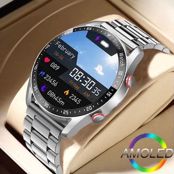 Bluetooth Call Smart Watch Men Laser Health Blood Pressure Fitnes Sports Watches Man Sports Waterproof Smartwatch+Box
