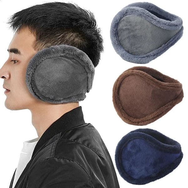 Thicken Adult Men Women Winter Velvet Keep Warm Fur Fleece Earmuffs Fashion Plush Cloth Wrap Cover Ear Muffs Band Warmer Earflap 251027