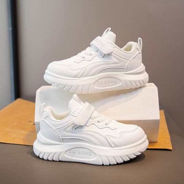 New design Shoes Children's Sports Shoes 2025 Spring and Autumn New Children's Dad Shoes Leather Board Shoes Boys Breathable Casual Running Shoes Free shipping