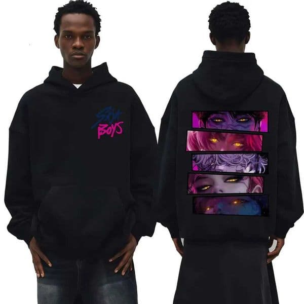 Korean Wave Devil Hunter Saja Boy Band 2025 Trend Movie Autumn Winter Adult Longsleeve Hoodie Daily Street Casual Sports TopXJ251028